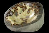 Polished Septarian Bowl - Utah #149925-3